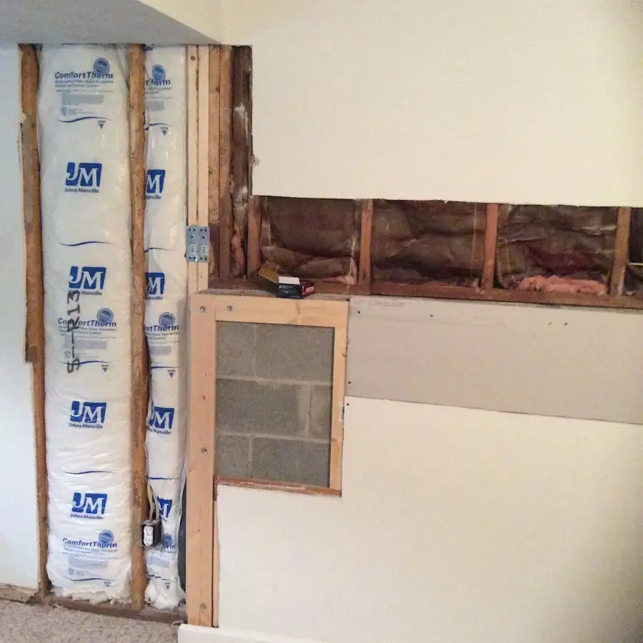 Wall insulation replacement during Odor Removal & Deodorization in Gloucester